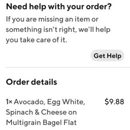 Avocado breakfast sandwich