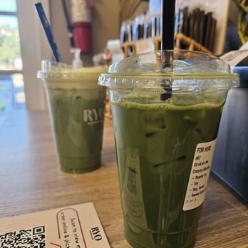 Ryo Coffee & Tea - Pistachio matcha and banana matcha so good very customizable. - Coffee & Tea Near Me - Fullerton, California Ryo Coffee & Tea - Pistachio matcha and banana matcha so good very customizable. - Coffee & Tea Near Me - Fullerton, California