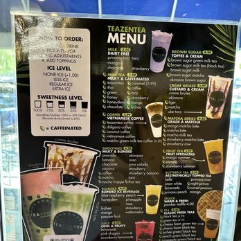 TeaZenTea - Livermore - Menu - Bubble Tea Near Me - Livermore, California
