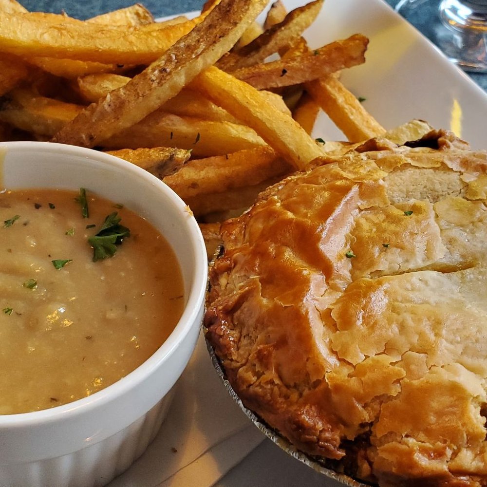 The Old English Pub - Chicken pie - Pubs Near Me - Gananoque, Ontario