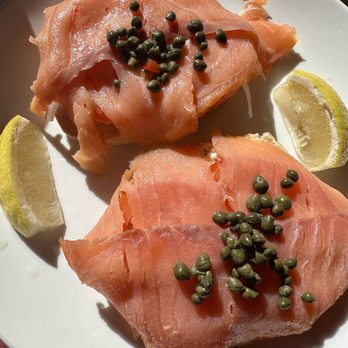 Cafe Milan - Smoked Salmon Lox Bagel Sandwich - Breakfast & Brunch Near Me - Playa Del Rey, California Cafe Milan - Smoked Salmon Lox Bagel Sandwich - Breakfast & Brunch Near Me - Playa Del Rey, California
