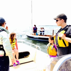 Yarmouth Recreation Sailing Center - Our chase boat and knockabouts are skippered by our experienced and certified staff.