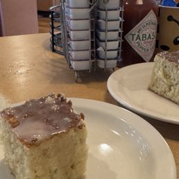 Complimentary piece of cake.