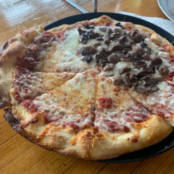 Hops & Pie - Personal size cheese and half mushroom - Pizza Near Me - Denver, Colorado Hops & Pie - Personal size cheese and half mushroom - Pizza Near Me - Denver, Colorado