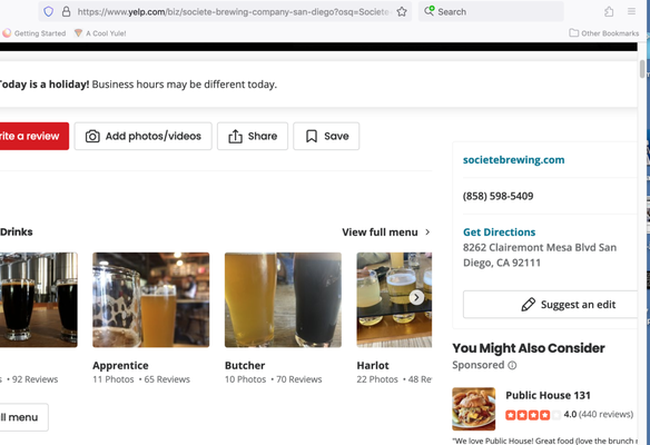 Societe Brewing Company by null
