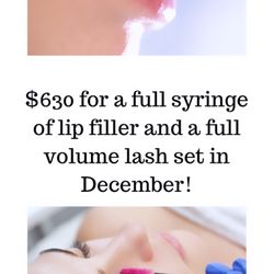 Wright’s Med Spa - Lip Filler and Lash Extension Promo