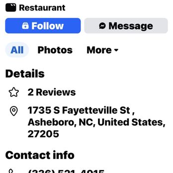 Fresh Start - Location from their Facebook page - Mexican Near Me - Asheboro, North Carolina Fresh Start - Location from their Facebook page - Mexican Near Me - Asheboro, North Carolina