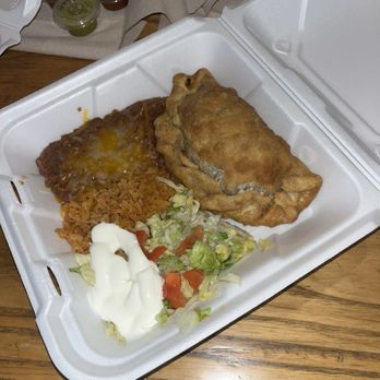 El Tapatio Restaurant - #5. Chimichanga Dinner Plate - Mexican Near Me - Muskegon, Michigan El Tapatio Restaurant - #5. Chimichanga Dinner Plate - Mexican Near Me - Muskegon, Michigan