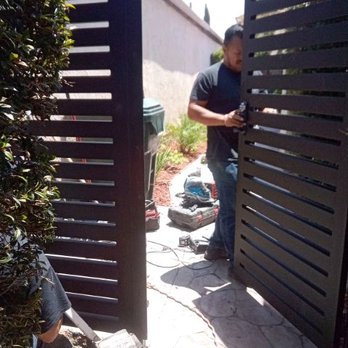 MCS Iron Works - Installing the gate - Metal Fabricators Near Me - Rancho Cucamonga, California MCS Iron Works - Installing the gate - Metal Fabricators Near Me - Rancho Cucamonga, California