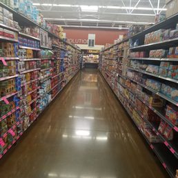 the aisle of a grocery store the aisle of a grocery store