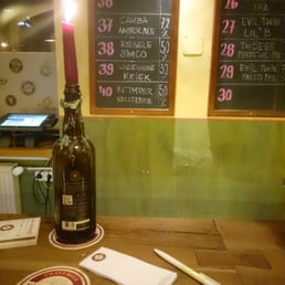 Beer boards and ambience Beer boards and ambience