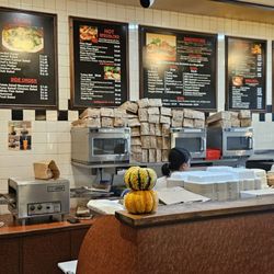 Bagel Street Café - Order counter and prep space