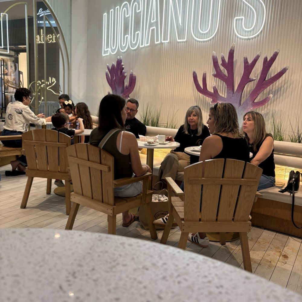 Lucciano's - One wall sitting area! - Gelato Near Me - Weston, Florida Lucciano's - One wall sitting area! - Gelato Near Me - Weston, Florida