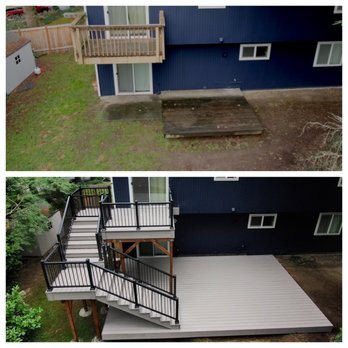 Wight's Deck + Design - Before and After - Landscape Architects or Designers Near Me - Snohomish, Washington Wight's Deck + Design - Before and After - Landscape Architects or Designers Near Me - Snohomish, Washington
