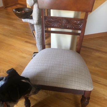 Bordians Upholstery - Pet not included--she's a professional photobomber - Furniture Reupholstery Near Me - Elburn, Illinois
