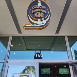 Partial view of the front entrance