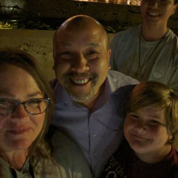 R+D Kitchen - My guy Pete, my lovebug Aedan, my stepson Wesley, wish Nate was here, and my other three kids.but it was a great bday dinner - New American Near Me - Yountville, California