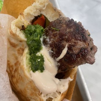 Miznon - Lamb kebab grilled pita - Mediterranean Near Me - Las Vegas, Nevada Miznon - Lamb kebab grilled pita - Mediterranean Near Me - Las Vegas, Nevada
