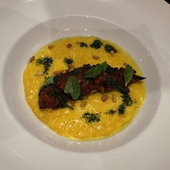 The Wolf - Eggplant and saffron risotto - New American Near Me - Oakland, California The Wolf - Eggplant and saffron risotto - New American Near Me - Oakland, California