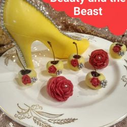 Chocolate shoe berries and cherries