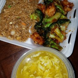 Lunch special #12 with egg drop soup