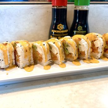 Miso Sushi & Grill - Mango Tango Roll - Sushi Bars Near Me - Chino, California Miso Sushi & Grill - Mango Tango Roll - Sushi Bars Near Me - Chino, California