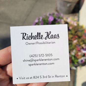 Sparkle GIFTS AND WHATNOTS - The shop's business card, owner & information. - Gift Shops Near Me - Renton, Washington Sparkle GIFTS AND WHATNOTS - The shop's business card, owner & information. - Gift Shops Near Me - Renton, Washington