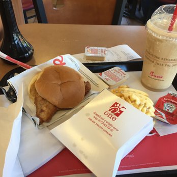 Chick-fil-A - Chicken sandwich meal with frosted coffee...mmmmm! - Fast Food Near Me - Sunnyvale, California Chick-fil-A - Chicken sandwich meal with frosted coffee...mmmmm! - Fast Food Near Me - Sunnyvale, California