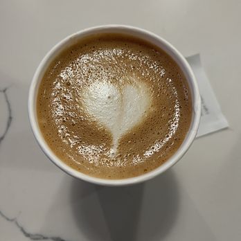 Republik Coffee - My Oat Milk Latte with 3 shots extra hot made with - Coffee & Tea Near Me - Pasadena, California
