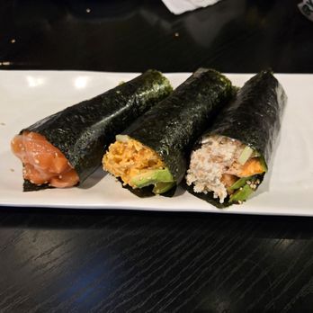 Sushi Joint - Salmon, crab and shrimp, baked Alaskan hand rolls - Sushi Bars Near Me - Norwalk, California Sushi Joint - Salmon, crab and shrimp, baked Alaskan hand rolls - Sushi Bars Near Me - Norwalk, California