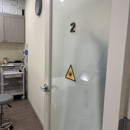Door to laser room