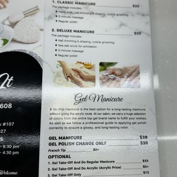 Nail It - Menu - Nail Salons Near Me - Escondido, California Nail It - Menu - Nail Salons Near Me - Escondido, California