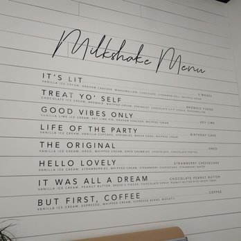 Creative Culture - Milkshake menu - Art Supplies Near Me - Kansas City, Missouri Creative Culture - Milkshake menu - Art Supplies Near Me - Kansas City, Missouri