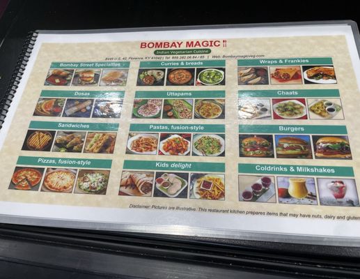 Menu photo 1 Bombay Magic Florence, KY