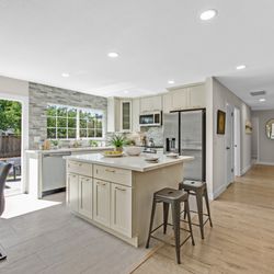 Sunil Sethi Real Estate - Remodeled Kitchen, Living Room and Dining room