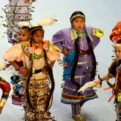Gathering of Nations Powwow - Look at these little cuties, is this cool or what?