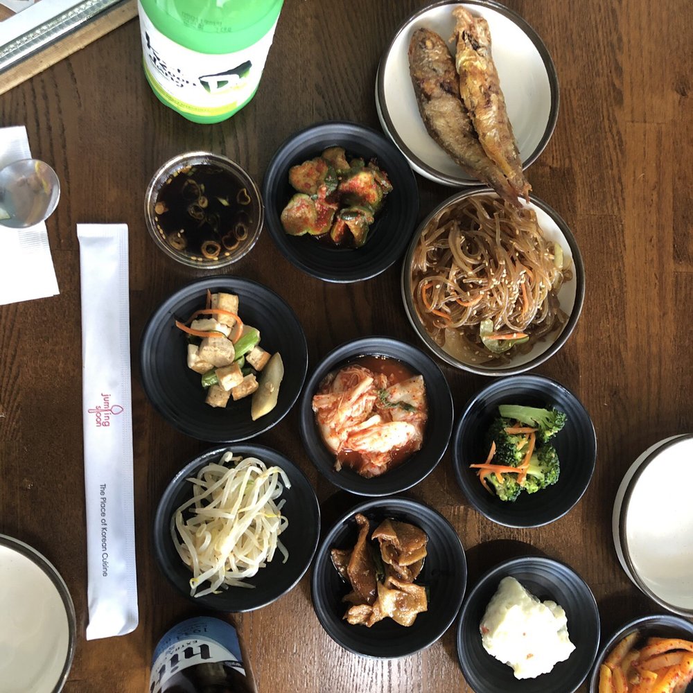 Jumping Spoon - Tasting of starters they bring you. Staples of Korean food. - Korean Near Me - Hercules, California Jumping Spoon - Tasting of starters they bring you. Staples of Korean food. - Korean Near Me - Hercules, California