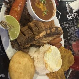 Bandeja was very good everything was flavorful and tasty great value would get again Bandeja was very good everything was flavorful and tasty great value would get again