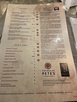 Menu photo 8 Parmesan Pete's Italian Kitchen Naples, FL