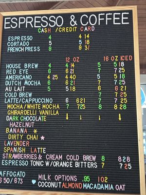 Menu photo 4 Java Wave Palos Verdes Estates, CA