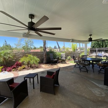 All-Pro Remodeling - a patio with a ceiling fan - General Contractors Near Me - Orange, California All-Pro Remodeling - a patio with a ceiling fan - General Contractors Near Me - Orange, California