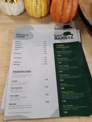 Menu photo 6 Cafe Barista Kissimmee, FL