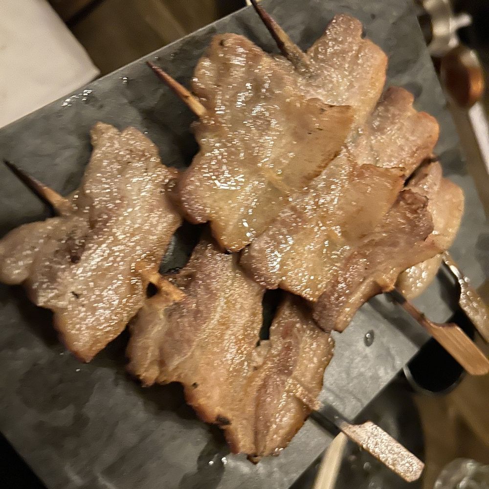 Mokutan Izakaya - Pork belly skewers - Seafood Near Me - Thornhill, Ontario