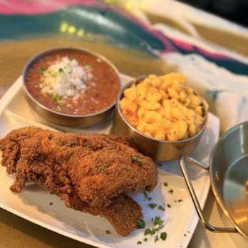 Soul Vibez - Chicago - Catfish mac & cheese, red beans, and rice - Desserts Near Me - Chicago, Illinois