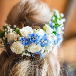 Margaret's Garden - Bride head wreath