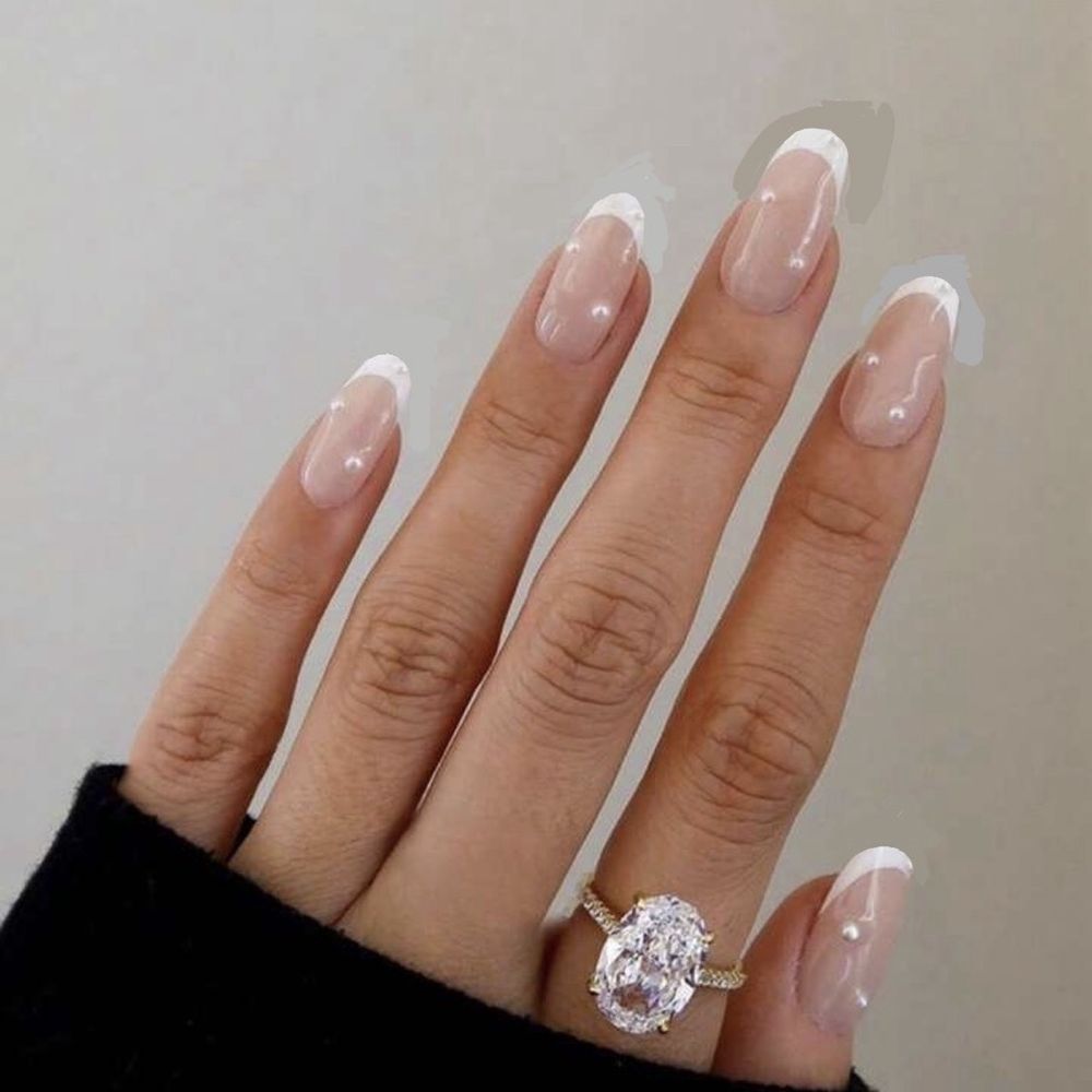 Leann's Nails - Picture I edited from online that I showed her for what kind of French manicure I wanted. - Nail Salons Near Me - Alameda, California Leann's Nails - Picture I edited from online that I showed her for what kind of French manicure I wanted. - Nail Salons Near Me - Alameda, California