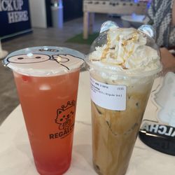 RegalCha - Caramel coffee and strawberry summer tea