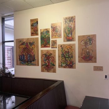 Maude's Classic Cafe - Artwork in the dining room! - Coffee & Tea Near Me - Gainesville, Florida