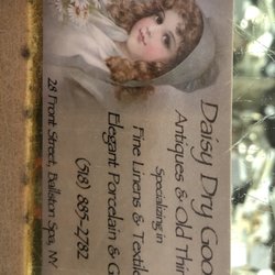 Daisy Dry Goods Antiques - Biz card