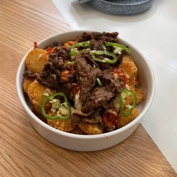 ANJU - Loaded Hash Brown Coins - Korean Near Me - Washington, DC, District of Columbia